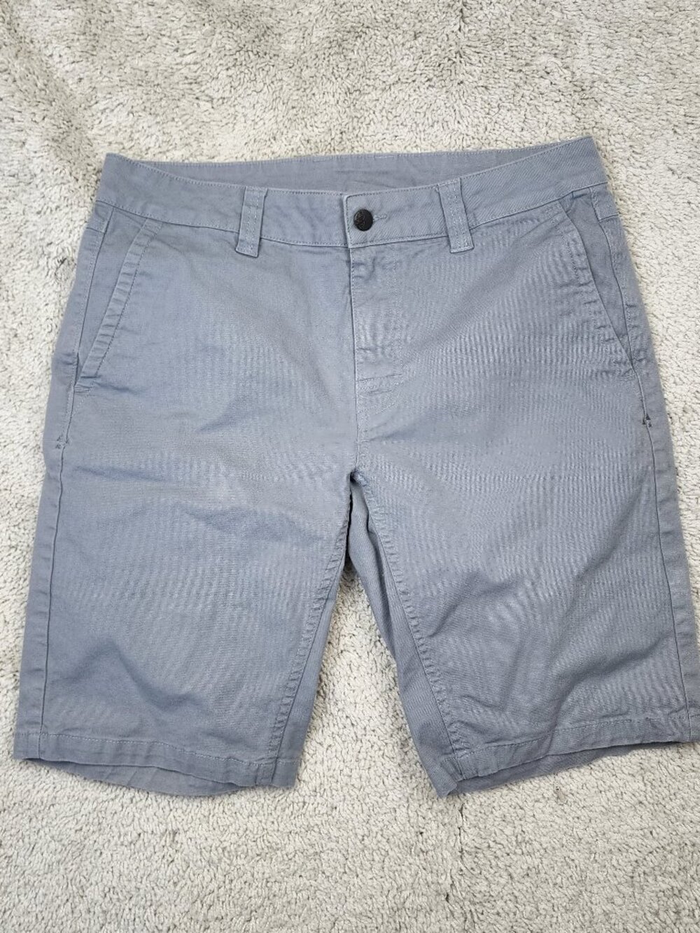 Stio Mens Coburn Shorts Khaki Grey Outdoor Hiking Casual Shorts Size 32x10  USA